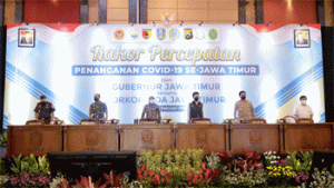 Forkopimda Jatim Gelar Rakor Percepatan Penanganan Covid-19