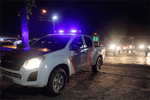 Tangkal Potensi Balap Liar, Polres Kuansing Gelar Patroli Blue Light