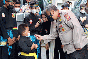 Vaksinasi Presisi Polres Sukabumi Kota Diapresiasi Kapolda Jabar