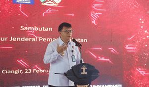 Buka Rakernispas Kemenkumham Banten, Dirjen PAS: 3+1 Senjata Utama Pemasyarakatan PASTI