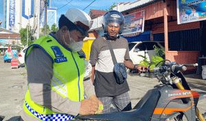 57 Pelanggar Terjaring Dalam Ops Keselamatan Certenz di Kota Jayapura