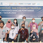 Kantor Cabang PT ASABRI (Persero) Pontianak Laksanakan Rapat Koordinasi dan Evaluasi Mitra Kerja Triwulan I Tahun 2022