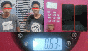 Polres Tulang Bawang Tangkap Dua Bandar Narkotika di Dente Teladas