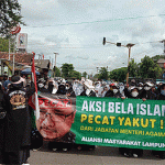 Aliansi Masyarakat Lampura Gelar Aksi Terkait Ucapan Menag Yaqut