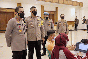 Polres Sukabumi Kota Targetkan 2 Ribu Peserta Per Hari dari 16 Titik Gerai Vaksinasi