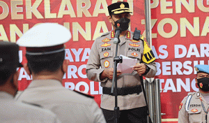 Pimpin Apel, Kapolresta Tangerang Ajak Jajaran Komitmen WBK dan WBBM