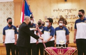 Sekda Badung Adi Arnawa Dikukuhkan Jadi Ketua Perbasi Bali