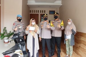 Motor Korban Curanmor Diantar Kapolres Sukabumi Kota ke Pemiliknya