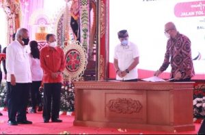 Penandatanganan PPJT Gilimanuk-Mengwi Dihadiri Sekda Badung