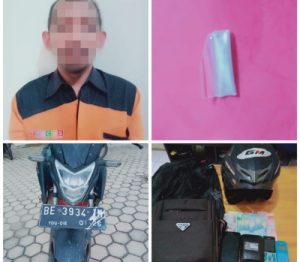 Bawa Sabu, Karyawan Swasta Dibekuk Polisi di Lampung Tengah