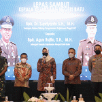 Kapolres AKBP I Nyoman Yogi Hadiri Pisah Sambut Kajari Batu