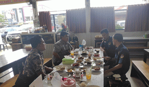 Subdit Kamsus Dit Intelkam Polda Lampung Ngopi Bareng AWPI