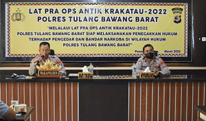 Polres Tubaba Gelar Lat Pra Ops Antik Krakatau 2022