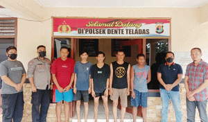 Polsek Dente Teladas Tangkap Lima Pelaku Curat di Warehouse PT ILP, Berikut Kronologinya
