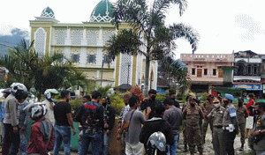 Penertiban PKL di Mamasa Ricuh, Satpol PP dan Pedangang Nyaris Adu Jotos