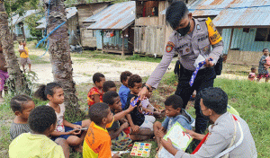 Program Si Ipar Hadir Dikampung Okmakot Pegunungan Bintang