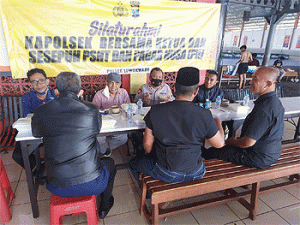 Silaturahmi PSHT dan Pagar Nusa Digelar Kapolsek Lowokwaru Kota Malang