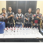 Unit Turjawali Sita Puluhan Botol Miras Siap Jual