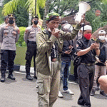 Aksi Damai Forkom Wartawan dan LSM Tangerang Desak Proses Hukum Kepala Desa Wanakerta