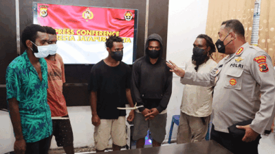 Lima Pelaku Pengeroyokan Terhadap Anggota Polri Terancam 5 Tahun Penjara