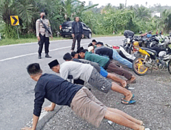 Balap Liar, Polisi Amankan 10 Remaja di Desa Lara, Mamuju Tengah