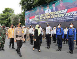 Kapolres Batu Pimpin Apel Gelar Pasukan Operasi Ketupat Semeru 2022