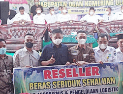 Upaya Tingkatkan PAD, Bupati OKU Timur Luncurkan Produk Beras Sebiduk Sehaluan