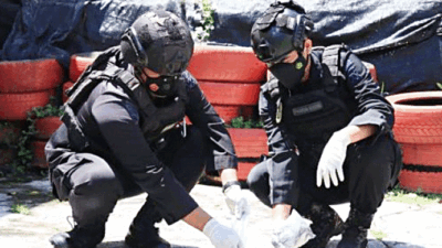 Polres Jember Musnahkan 5 Kg Bahan Peledak Jenis Petasan