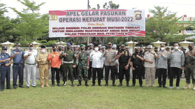 Plh Bupati OKU Pimpin Gelar Apel&nbsp;Pasukan Operasi Ketupat Musi 2022