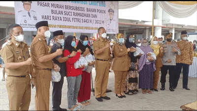 Jamin Stabilitas Harga, Wagub Lampung Buka Pasar Murah Bersubsidi di Tubaba