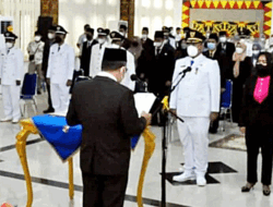 Pejabat Eselon III dan IV Lampung Utara Dilantik Sekretaris Daerah