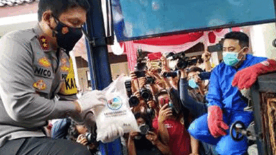 Pemusnahan Barang Bukti Narkoba dan Miras Dipimpin Kapolda Jatim