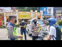 Janur Kuning, Satlantas Polres Batu Sosialiasi Penanda Pelanggar Lalu Lintas