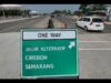 Sistim Satu Arah Diberlakukan di Jalan Tol Cikampek hingga GT Kalikangkung, Jateng
