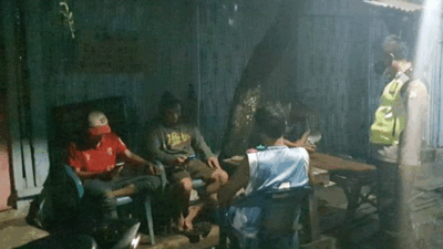 Patroli Kamtibnas Memberikan Himbauan Terkait Kenakalan Remaja