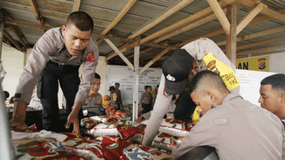 Satgas Binmas Noken Gelar Program Peka Peduli Kamtibmas, Nduga, Papua