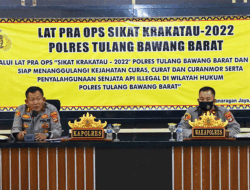 Polres Tulang Bawang Barat Gelar Lat Pra Ops Sikat Krakatau 2022