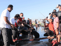 Lomba Mancing Air Deras, Sekda Badung Ajak Masyarakat Jaga Kebersihan Irigasi Subak