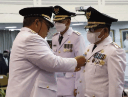 Pj Bupati Pringsewu, Mesuji dan Tubaba Dilantik Gubernur Lampung