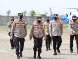 Gunakan Helikopter, Kapolda Jateng Pantau Arus Balik H+5 Jalur Tol Pejagan