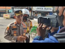 Kapolres Madiun Kota Ikut Urai Kemacetan Arus Lalu Lintas Mudik Lebaran Idulfitri