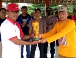 Cari Bibit Putra Daerah, Kadisporapar Tubaba Buka Tournamen Bupati Cup III