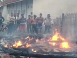 Diduga Akibat Korsleting Listrik, Satu Rumah Terbakar di Kabupaten Tubaba