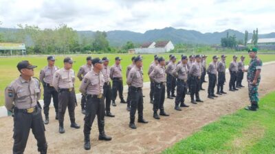 Kodim 0801 Pacitan Beri Pelatihan Kedisiplinan Security PLTU