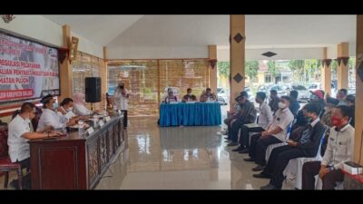 Rakor Penanganan Wabah PMK Polsek Pujon dan Anggota DPRD Kabupaten Malang