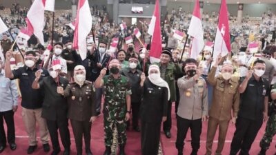Deklarasi Anti Narkoba dan Cinta NKRI Dipimpin Kapolresta Malang Kota Dihadiri Gubernur Jatim