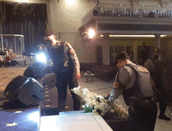 Sterilisasi Gereja, Polres Bojonegoro Jamin Keamanan Ibadah Kenaikan Isa Almasih