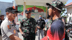 Wakalemdiklat Polri dan Wadanjen Akademi TNI Tinjau Latsitardanus 42 di Lombok Tengah