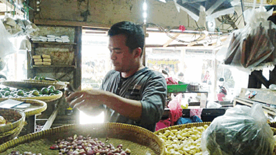 Imbas Gagal Panen, Harga Bahan Pokok di Pasar Kranggot Cilegon Naik Drastis