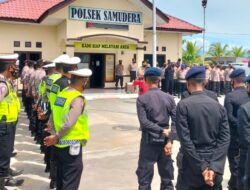 Haul ke 12 Wali Nanggroe, Puluhan Personel Gabungan TNI Polri Lakukan Pengamanan